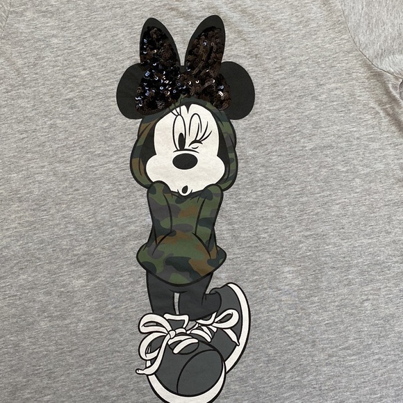 [XL] Disney Minnie Mouse Graphic Short Sleeve Tee Shirt - Picture 5 of 7